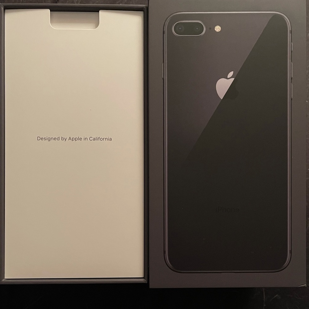 iPhone 8 Plus, Space Gray, 64 GB - BOX ONLY